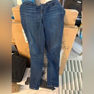 Just Black Women's Skinny Jeans in Dark Blue Wash